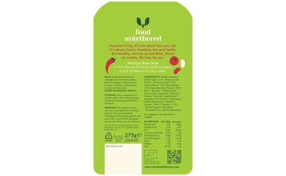 Nutrition information for Mexican Bean Stew blended tube feeding meal - organic, high-protein enteral food with paprika and mixed beans (UK-made)